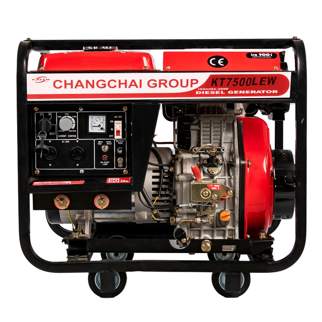 Changchai Group Kaito Power 5.5kva Open Type Welding Diesel Generator